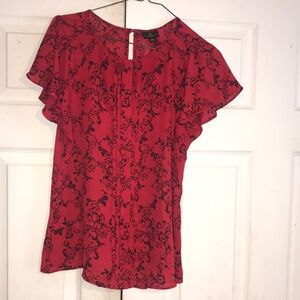 Women’s Worthington Flutter Sleeve Blouse
